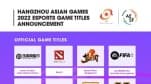 Esports lần đầu được đưa vào tranh huy chương ở Asian Games 2022